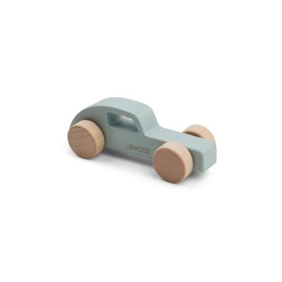 LIEWOOD Wooden toy car - Dusty mint
