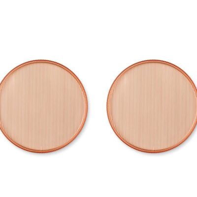 LIEWOOD Plate Johs 2-pack - Tuscany Rose